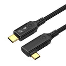 NÖRDIC 2m angled USB4 V2.0 120G 16K 240W compatible with Thunderbolt