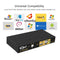 NÖRDIC 2 to 1 USB-C + HDMI KVM Switch, 4K 60Hz