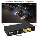 NÖRDIC 2 to 1 USB-C to HDMI 2.0 KVM Switch, 4K60Hz