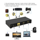 NÖRDIC 2 to 1 USB-C to HDMI 2.0 KVM Switch, 4K60Hz