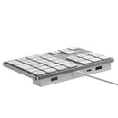 NÖRDIC USB-C Wired numeric keypad, 34 keys, 2×USB-A + 1×USB-C for charging