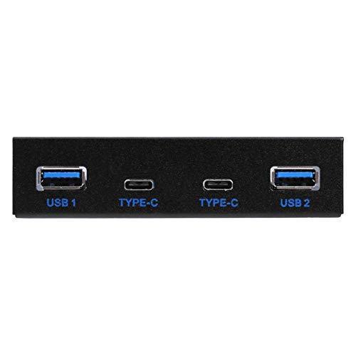 NÖRDIC  3,5" Floppy frontpanel 2xUSB-C 5Gbps 2xUSB3.0 20pin kontakt