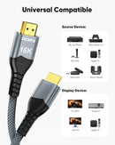 NÖRDIC 3m HDMI 2.2 Cable 96 Gbps, supports 16K 60Hz, 8K 240Hz, 4K 480Hz, HDCP 2.2 & 2.3, DTS:X, Dynamic HDR10+ and eARC
