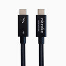 NÖRDIC 3m Thunderbolt 4 USB-C cable 40Gbps 240W charging 8K video compatible with USB 4 and Thunderbolt 3