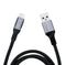 NÖRDIC 3m USB3.2 Gen1 USB-C to A nylon braided cable fast charging 3A 5Gbps Power Delivery PD 60W