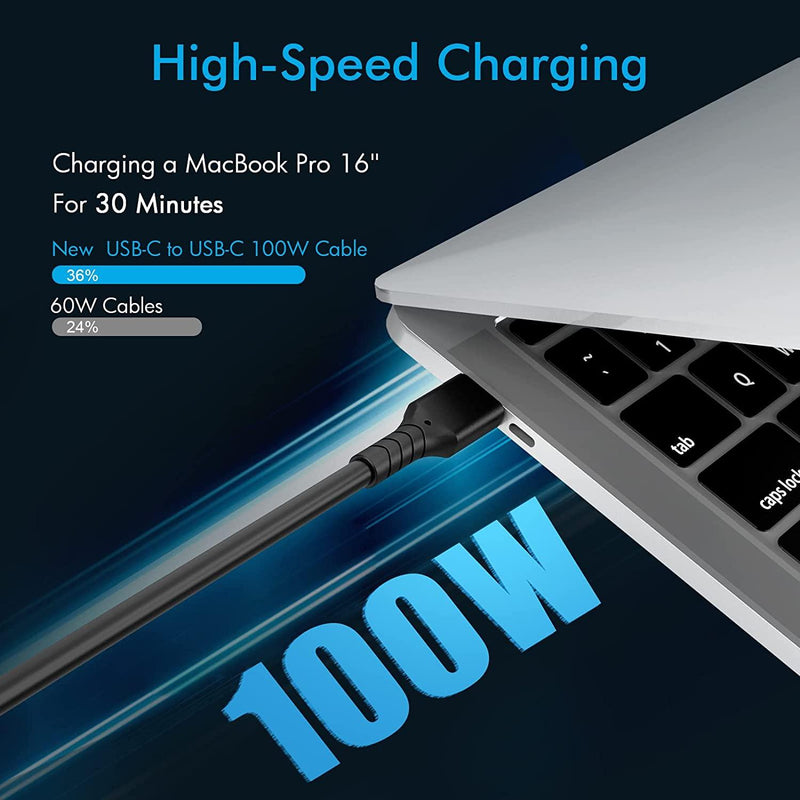 NÖRDIC 3m USB3.2 Gen2 SuperSpeed USB 10Gbps USB-C to C PVC cable with Power Delivery 100W, 4K60Hz video and Emarker