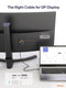 NÖRDIC 3m USBC to Displayport cable UHD 4K 60Hz DP 1.2 21.6Gbps HDCP Alt Mode Over USB C, Aluminum connectors Space Gray