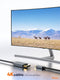 NÖRDIC 3m USBC to Displayport cable UHD 4K 60Hz DP 1.2 21.6Gbps HDCP Alt Mode Over USB C, Aluminum connectors Space Gray