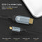 NÖRDIC 3m USBC to HDMI 4K 60Hz nylon braided cable space gray support for HDCP1.4 and 2.2 Pure copper 99.99%