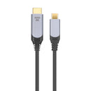 NÖRDIC 3m cable USB-C to HDMI 2.1 8K30Hz 4K120Hz 48Gbps HDR Compatible with Thunderbolt 3 and 4
