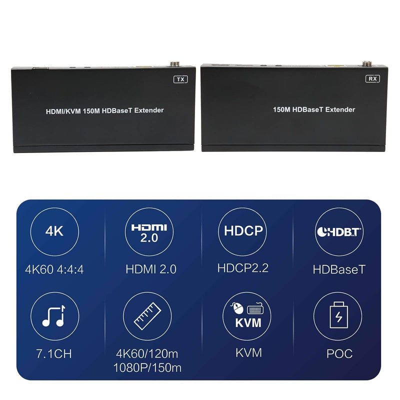 NÖRDIC 4K60 HDBaseT KVM Extender 150m