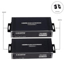 NÖRDIC 4K 60Hz 65 m HDMI KVM Extender with USB over Cat5e/Cat6 POC with Loop Support for USB Keyboard and Mouse for PC Computer