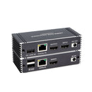 NÖRDIC 4K 60Hz 65 m HDMI KVM Extender with USB over Cat5e/Cat6 POC with Loop Support for USB Keyboard and Mouse for PC Computer