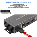 NÖRDIC 4K 60Hz 65 m HDMI KVM Extender with USB over Cat5e/Cat6 POC with Loop Support for USB Keyboard and Mouse for PC Computer