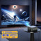 NÖRDIC 4K Projector 500ANSI Resolution Dual Band Bluetooth 5.1
