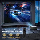NÖRDIC 4K Projector 500ANSI Resolution Dual Band Bluetooth 5.1