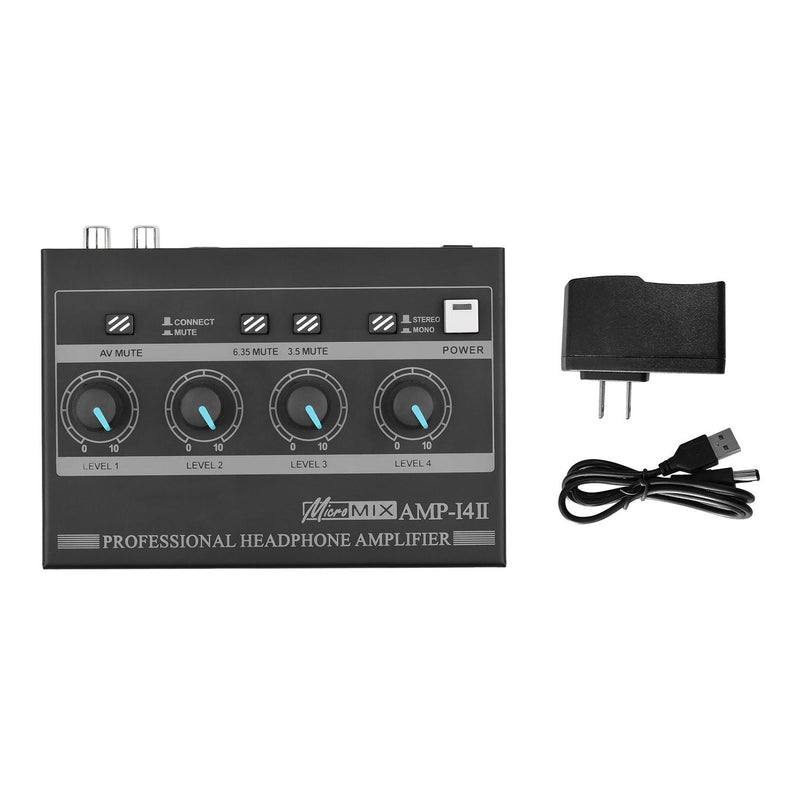 NÖRDIC 4-channel headphone amplifier 6.3mm and 3.5mm MICROAMP AMP-I4II