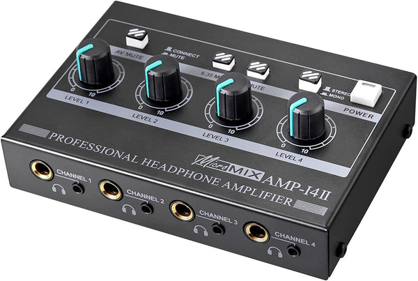 NÖRDIC 4-channel headphone amplifier 6.3mm and 3.5mm MICROAMP AMP-I4II