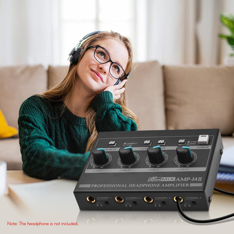 NÖRDIC 4-channel headphone amplifier 6.3mm and 3.5mm MICROAMP AMP-I4II
