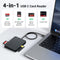 NÖRDIC USB-A 3.1, USB-C Kortläsare 4 Slot CF, SD 4.0, MicroSD 4.0, MS UHS-II
