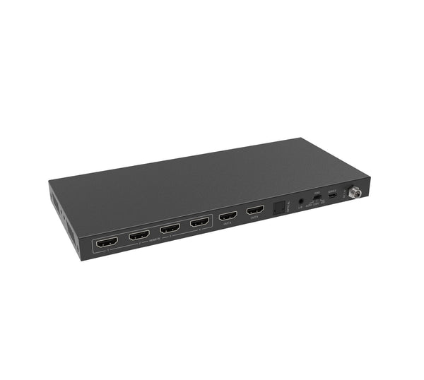 NÖRDIC 4K HDMI 2.0 Matrix S4x2 witch with Extractor Toslink &amp; Stereo EDID HDR Dolby ARC