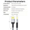 NÖRDIC 50cm DisplayPort to DisplayPort cable ver 1.4 UHD in 60Hz 32,4Gbps 8K 10-bit HDR double-copper 99.99%