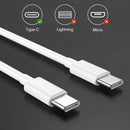 NÖRDIC 5m USB 2.0 USB-C to C cable 2.4A 480Mbps 12W