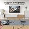 NÖRDIC 5m USB 3.2 Gen 2 USB-C to C nylon braided cable PD3.1 240W 20G 4K60Hz gray
