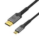 NÖRDIC 5m USB-C to DP 1.4 cable 8K60Hz 4K120Hz 32.4Gbps