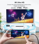 NÖRDIC 5m USB-C to HDMI 2.1 cable 8K30Hz 4K120Hz 48Gbps HDR compatible with Thunderbolt 3 and 4