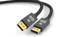 NÖRDIC 5m nylon braided Displayport 2.1 cable DP40 UHBR10 40Gbps 8K30Hz 4K144Hz