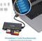 NÖRDIC USB-A Kortläsare 7 Slot 1xCF, 2xSD, 2xMicroSD, 1xMS, 1xXD UHS-I