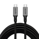 NÖRDIC 7m USB 3.2 Gen 2 USB-C to C nylon braided cable PD3.1 240W 10G 4K60Hz black
