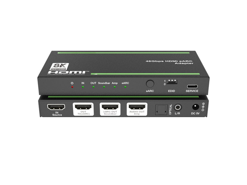 NÖRDIC 8K HDMI 2.1 eARC/ARC Extractor for Soundbar and Amplifier