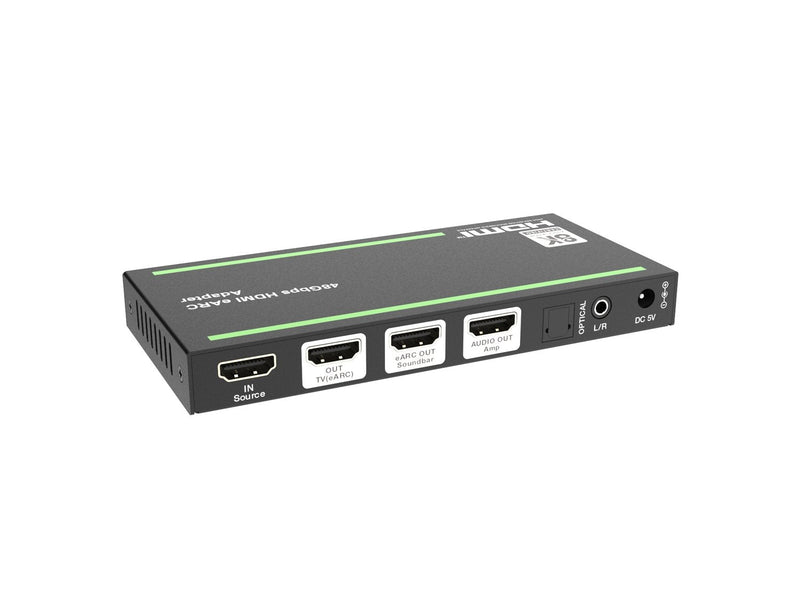 NÖRDIC 8K HDMI 2.1 eARC/ARC Extractor for Soundbar and Amplifier