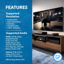 NÖRDIC 8K HDMI 2.1 ARC Extractor - SPDIF + 3.5mm extraction, HDMI CEC Dolby Digital/DTS, Atmos, Dolby Vision, HDR10+