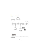 NÖRDIC 8K HDMI 2.1 Matrix switch 2x2 with audio extractor Toslink & Stereo EDID CEC, Dolby Atmos, Digital Plus, DTS-EX