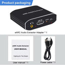 NÖRDIC 8K HDMI 2.1 eARC/ARC Extractor, HDMI eARC/ARC to HDMI 7.1CH Dolby Atmos, Coaxial, S/PDIF, AUX