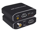 NÖRDIC 8K HDMI 2.1 eARC/ARC Extractor, HDMI eARC/ARC to HDMI 7.1CH Dolby Atmos, Coaxial, S/PDIF, AUX