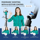 NÖRDIC AI Auto Face Tracking Selfie Stick – 360° rotation + 270° tilt, 4-in-1 phone tripod, 180 cm aluminum alloy tripod with 4 legs