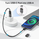 NÖRDIC A USB 3.0 OTG USB female to C male adapter metal black