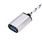 NÖRDIC A USB OTG to USBC 3.1 Gen 1 adapter aluminum 15cm silver