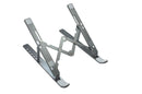 NÖRDIC Aluminum Set Adjustable Portable Tablet foldable and Mobile Phones Laptop Holder Stand Space Gray