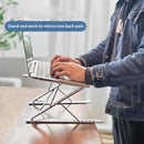 NÖRDIC Aluminum adjustable laptop stand in two levels for up to 17 "notebook stand laptop stand