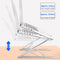 NÖRDIC Aluminum adjustable laptop stand in two levels for up to 17 "notebook stand laptop stand