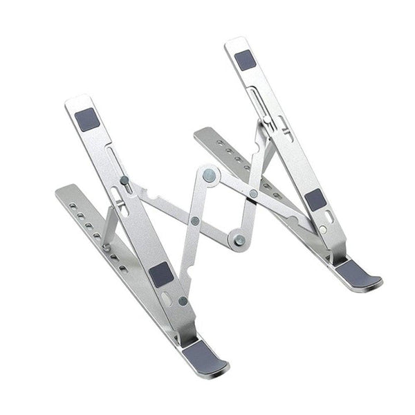 NÖRDIC Aluminum gear adjustable folding laptop tablets and mobile phones laptop holder stand