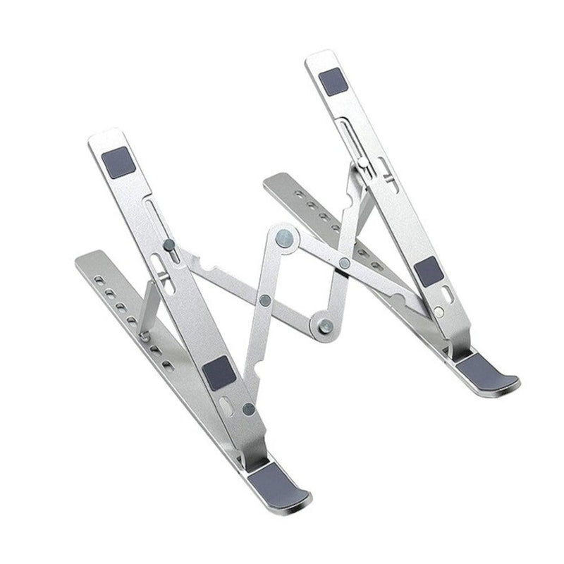 NÖRDIC Aluminum gear adjustable folding laptop tablets and mobile phones laptop holder stand