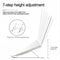 NÖRDIC Aluminum gear adjustable folding laptop tablets and mobile phones laptop holder stand