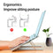NÖRDIC Aluminum gear adjustable folding laptop tablets and mobile phones laptop holder stand