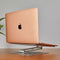 NÖRDIC Aluminum laptop stand for up to 17" adjustable height notebook stand laptop stand silver
